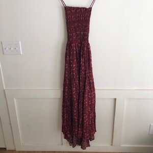 NWT Free People Strappy  Summer Maxi Dress Lined size S/P